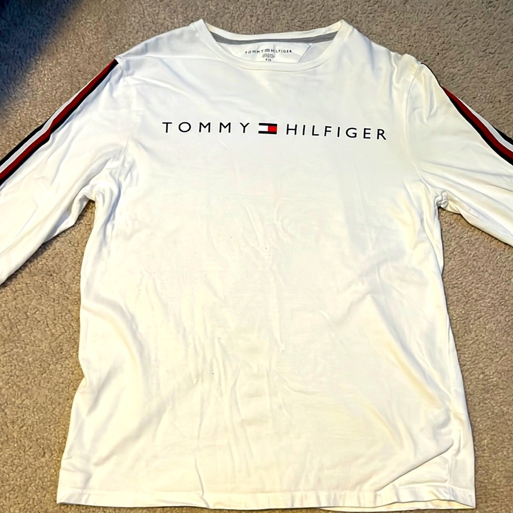 Adult small, Tommy Hilfiger Long sleeve T-shirt.